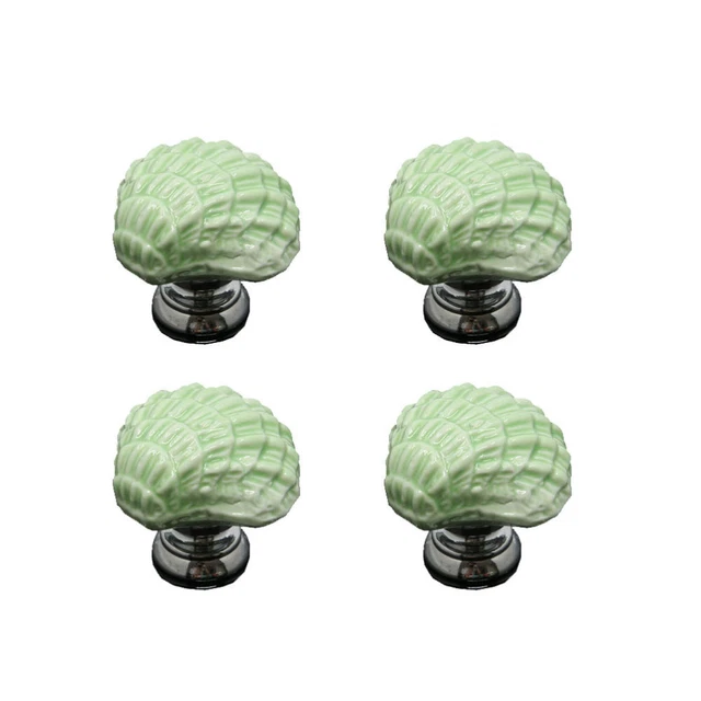 4 Pcs Shoe Cabinet Knobs Drawer Knobs Kitchen Door Knobs Shell