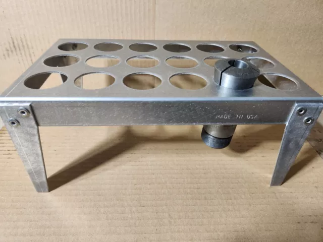 5C Collets Stand Holder, hold up to 18 collets, made in usa.