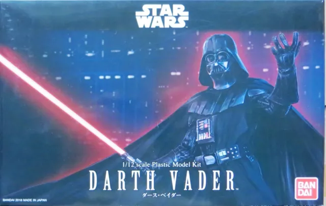 Bandai Darth Vader Star Wars 1/12 Scale Plastic Model kit figure Sith Lord