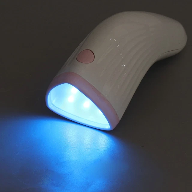 White Handheld Red Blue Ray Stick Portable Reduce Pores Soothes Inflammation Ftd