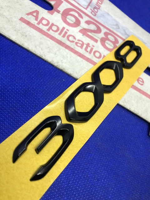 Autocollant de Logo GT en métal 3D pour voiture, pour Peugeot 308 407 106 205 206 208 3008 5008 108 406 408 306, Badge d'emblème de cofe  34