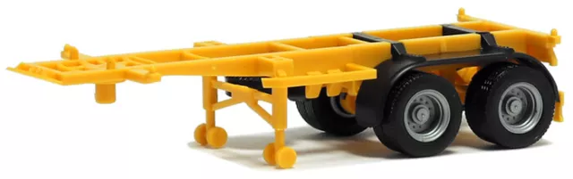 HO Scale Trucks - 480008 - 20ft Container Trailer - Yellow