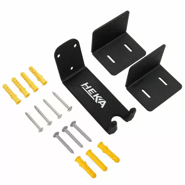 Bike Wall Mount Storage Hanger Stand Bicycle Cycling Pedal Powder Coated Steel