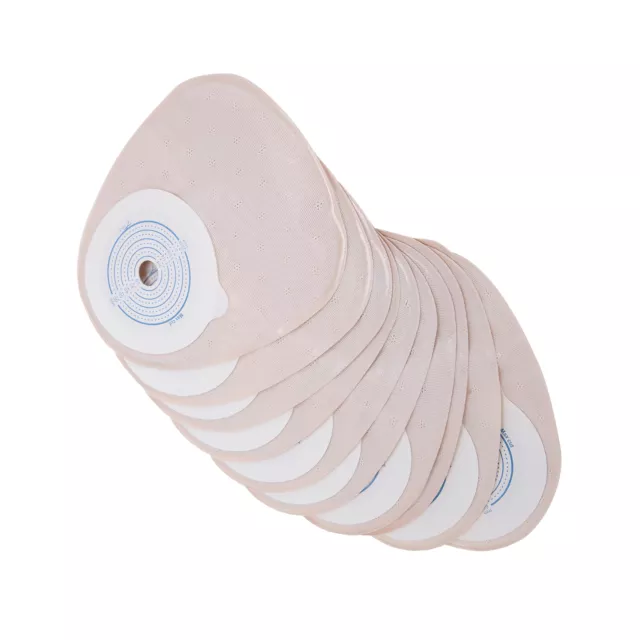 (10 PIEZAS) Bolsas desechables de colostomía bolsa de estoma cerrada de una pieza Ostomía colostomía