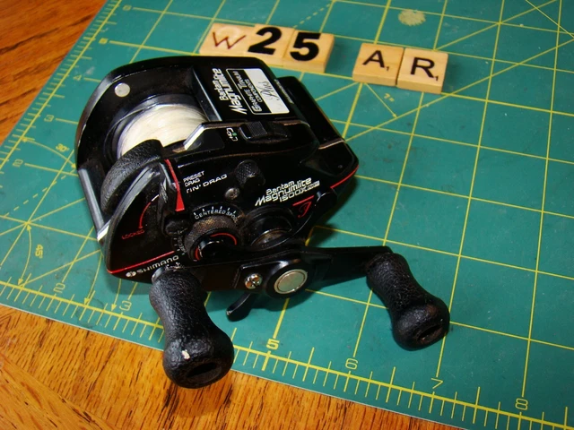 SHIMANO BANTAM MAGNUMLITE 2001SG PLUS LH lever drag fishing reel w