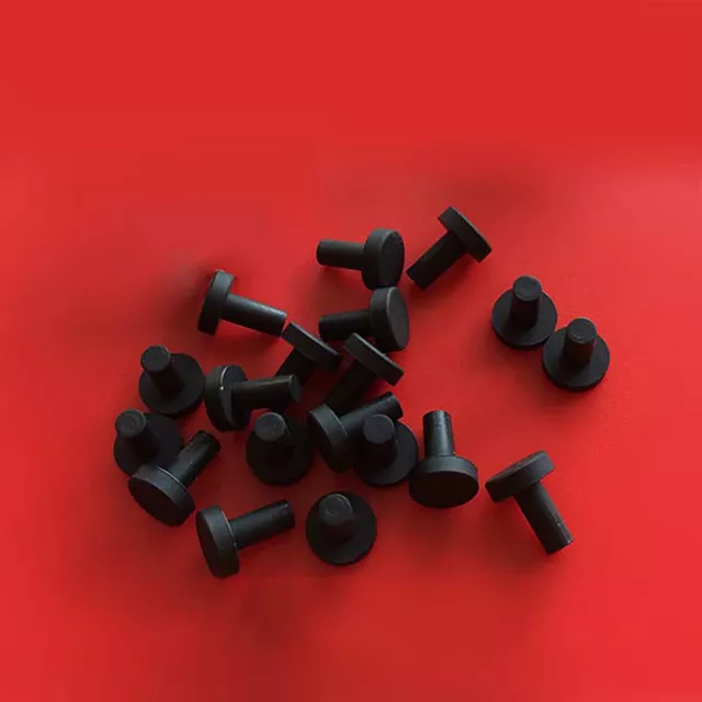 Solid Hole Silicone Plugs Blanking End Cap Tube Inserts Plug Bung Black 5 ~ 15mm
