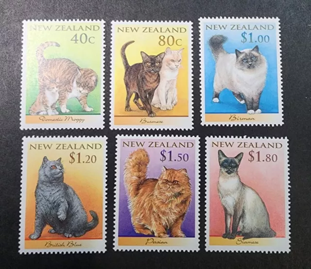 N. Zealand 1998 Cats   set MUH  B1