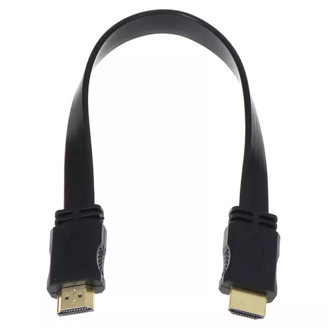 1 x 30 cm conector HDMI a conector cable plano cable para audio video HDTV GwSPEL