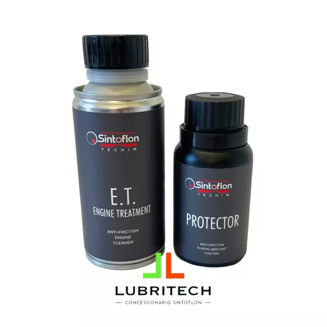 Sintoflon E.T. ( ET ) 150ml. + PROTECTOR 125ml. 1^ e 2^ fase Trattamento Motore