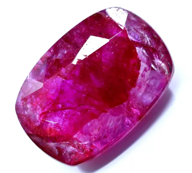 18.70 Ct Natural Utah Pink Red Bixbite Beryl AGSL Certified Treated Gemstone