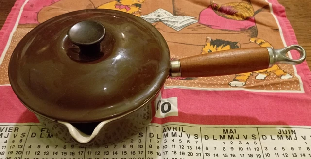 Cocotte en fonte émaillée avec couvercle, Leonyo - 1 pinte de casserole
