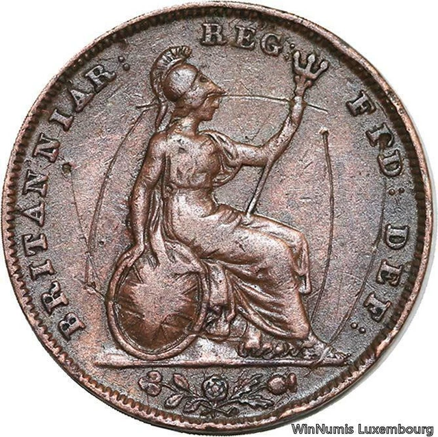 D3482 United Kingdom Farthing Victoria 1843 -> Make Offer