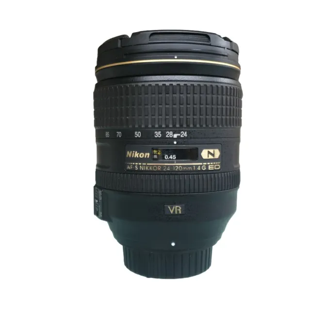 Nikon Nikkor 24-120mm f/4 AF-S SWM VR ED IF G Full Frame F Mount lens