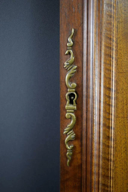 French Antique Hand Carved Wood Cupboard / Closet Door - Lion head - 19th 8
