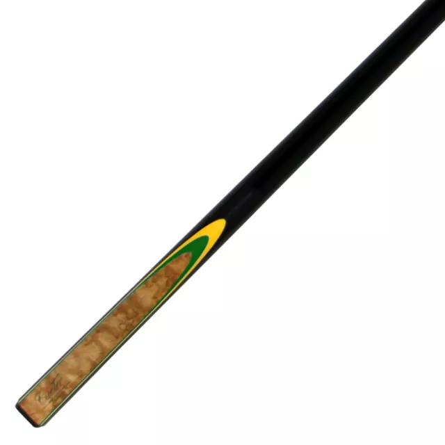 Cuetec Powerbond Unique Fibreglass / Wood - Green / Yellow Flair Pool Cue Aa