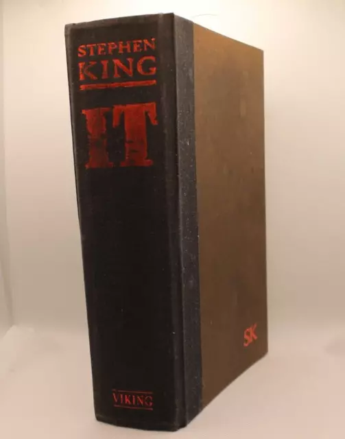 IT by Stephen King Hardcover 1986 True First Edition/Printing NO DUST JACKET