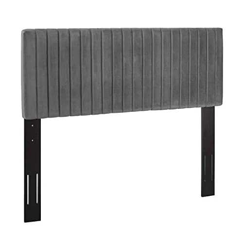 Modway Keira Channel Tufted Performance Velvet Upholstered Full / Queen Headb...