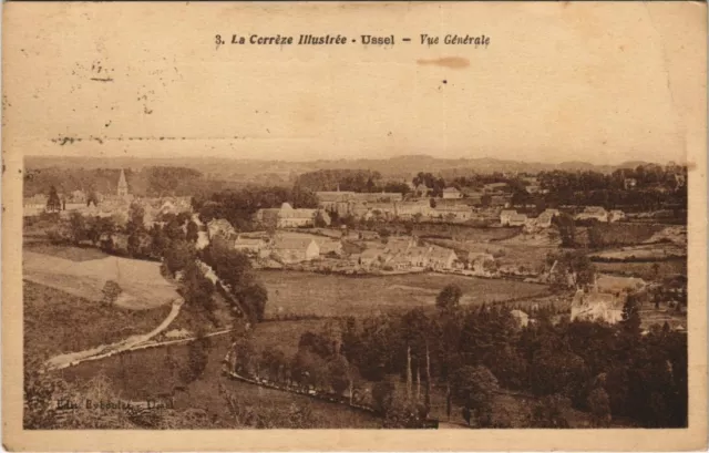 CPA USSEL vue générale (144566)