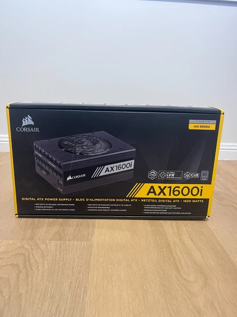 CORSAIR AX1600I 80PLUS Titanium Digital Fully Modular 140mm FAN ATX ...