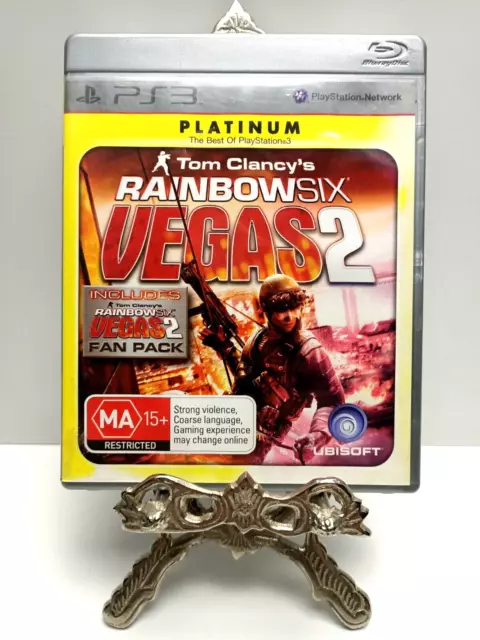 PS3 PlayStation - Tom Clancy's : Rainbow Six Vegas 2  -  - Free Postage + Manual