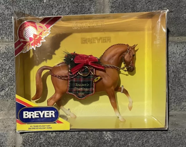 Breyer Holiday Hunt 2000 Christmas Holiday Horse Series Roemer #700400 NIB