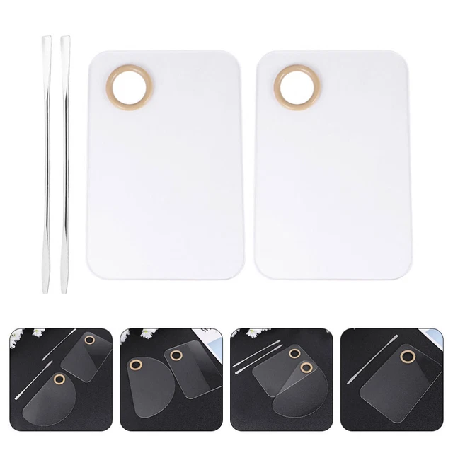 2 sätze 4 stücke acryl paletten tote haut drückt maniküre make-up liefert