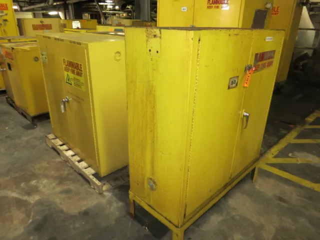 Flammable storage lab cabinet, approx. 30 gal. cap.