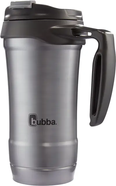 Bubba Hero Dual-Wall Vacuum-Insulated Stainless Steel Travel Mug, 18 Oz., Gunmet