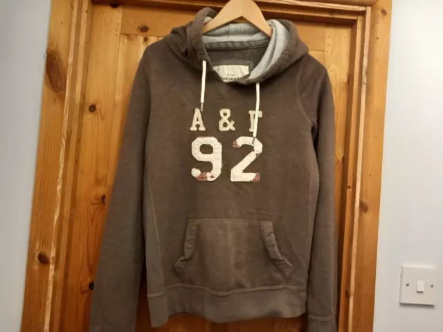 Abercrombie & Fitch ladies hooded sweatshirt Hoody. Brown, Size L