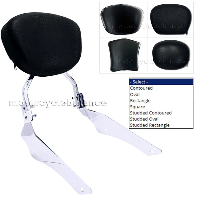 PASSENGER SISSY BAR Sissybar Backrest Back Rest 1998up Yamaha V Star