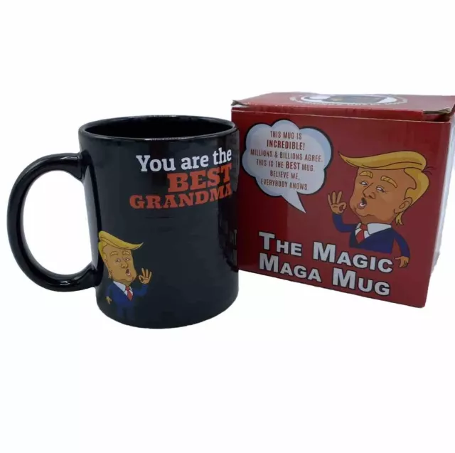 Donald Trump Magic MAGA Mug You Are The Best Grandma Heat Activated Coffee Cup