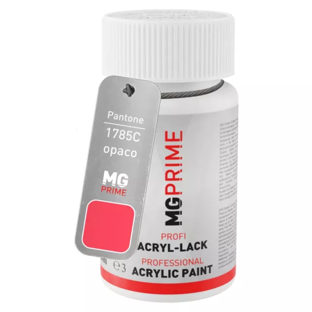 Pantone 1785C Red opaco Stilo di ritocco da 50 ml ad asciugatura rapida