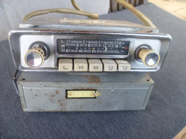 Oldtimer Blaupunkt Frankfurt V-Serie Autoradio Radio LMU 6V 12V 50er 60er Jahre