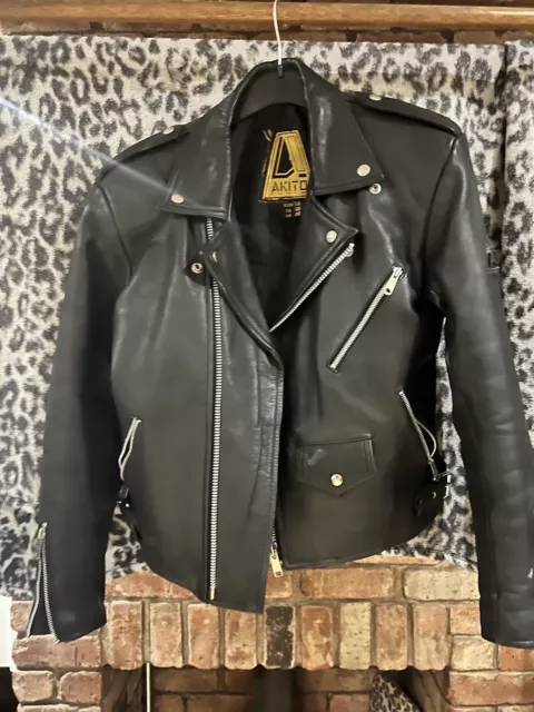 Akito leather motorcycle jacket Perfect Condition