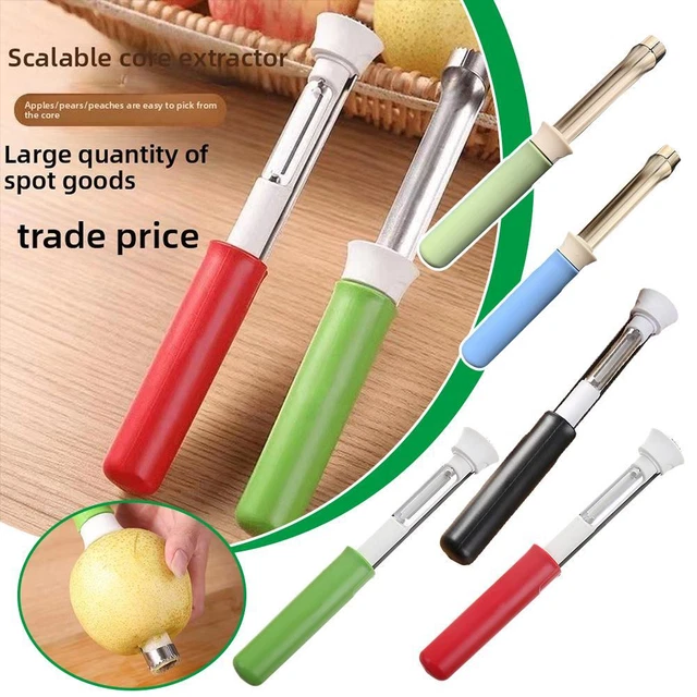 FRUIT CORER STAINLESS Steel Core Remover Kitchen Tool Fruit Pip Pear