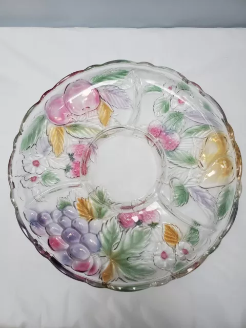 Mikasa Vintage Garden Harvest Glass Divided Serving Tray