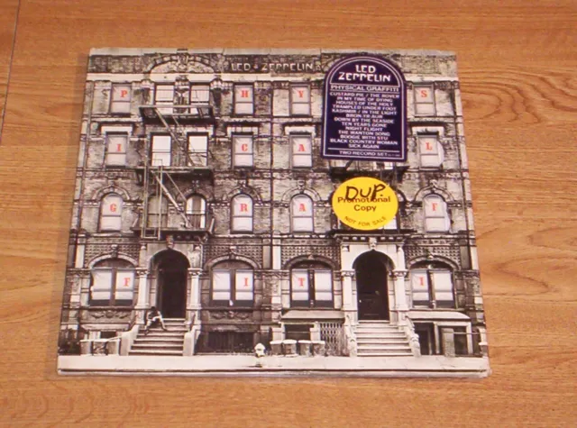 Led Zeppelin Physical Grafitti 2Lp Rare Promo W/Stickers (Play-Tested). Vg+Vg+
