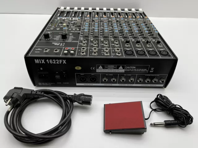 The t.Mix 1622FX Mischpult 3-Band EQ Mixing Console Mischer Mixen Dj Equipment 2