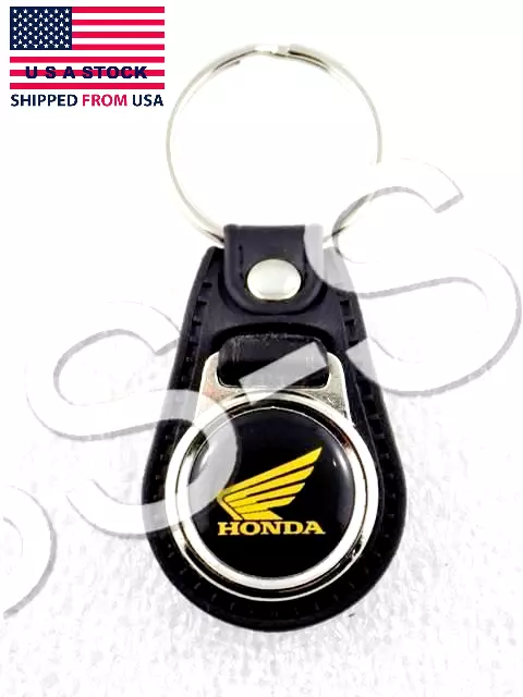 Honda Wing Key Fob Motorcycles Ring Patch Pin Cbr Vtx Shadow F6B Chain Gold Wing