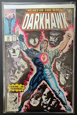 DARKHAWK Vol.1 # 10 December 1991 (Marvel Comics) 🍒