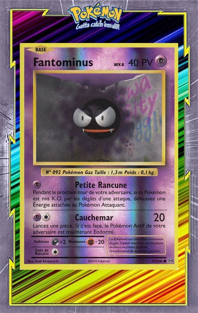 Fantominus Reverse - XY12:Evolutions - 47/108 - New French Pokemon Card