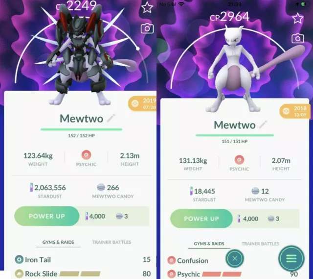 Armored Mewtwo for PVP Ultra League - Pokémon Trade Go (Friendship 30days)