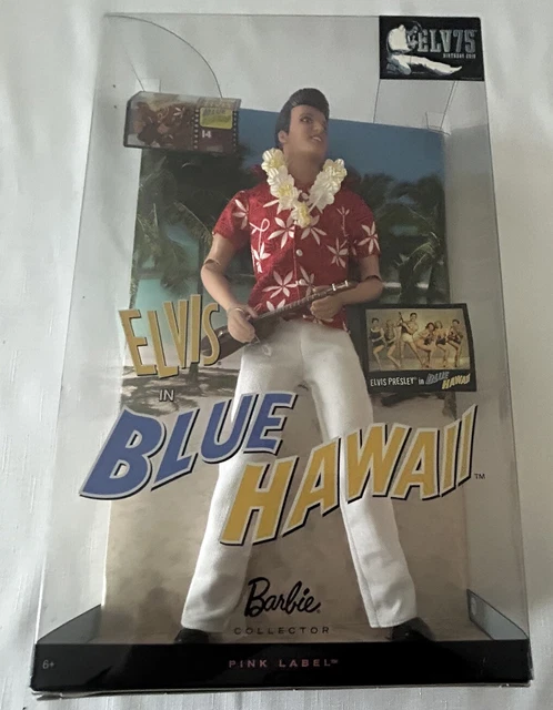 2009 ELVIS IN Blue Hawaii Barbie Great Box Condition Pink Label 150.00 PicClick AU