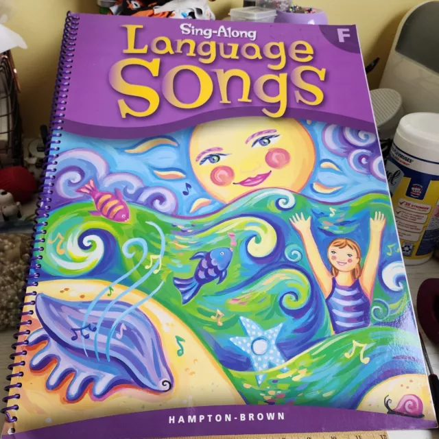 Teacher Big Book Oversized Song Book Sing-Along Language Songs Hampton Brown