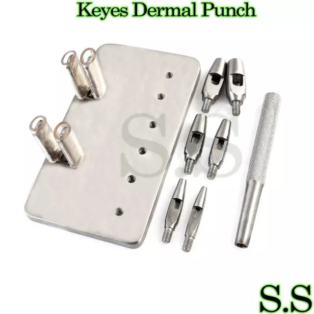 KEYES Dermal Punch 4 » set Dermatology Surgical Instruments 2