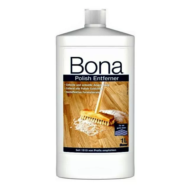 Bona Remover 1L Grundreinigungs Pflegemittel für versiegeltes Parkett, Entferner