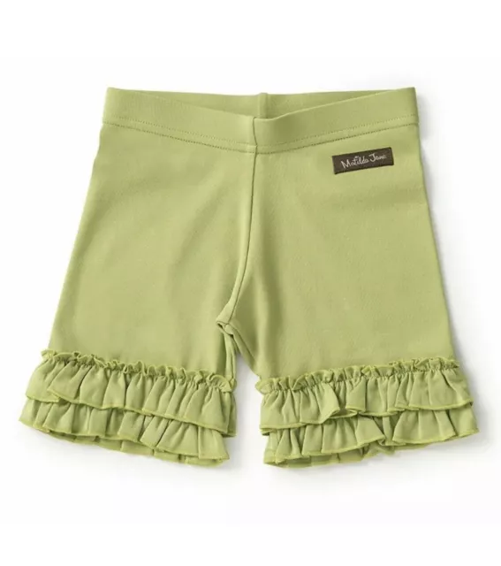 NEW Matilda Jane Girls Shorties Shorts GROW WITH ME Green Size 8 NWT