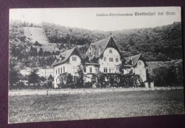 AK Steiermark,  Krottenhof bei Graz,  gel. 1918,