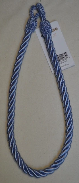 Curtain & Chair Tie Back - 22"spread rope - 1/2" wide -11 colors to choose from!