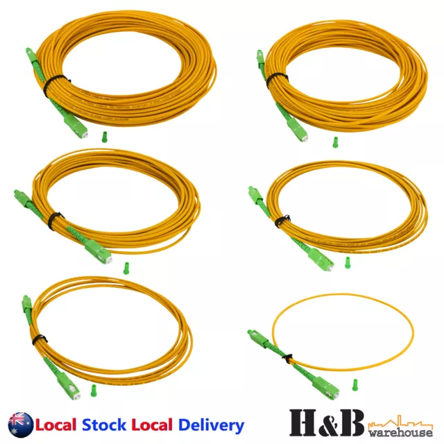 NBN Fiber Optic Patch Cord Cable SC / APC Single mode Patchcord Lead 0.5M-30M